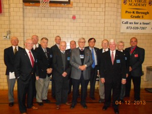 Brother Ed at a Third Degree, back row in the middle.