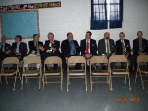 Brothers John Creamer, Bobby Scanga, Tom Smith, Ed Sommerkorn, Jim Jones, Bobby Zampese, John Clary and Mike Leyden 