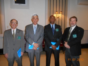   From Left: Joe Vacca, John G. Scala, David Cherubin, and Bernard Connell