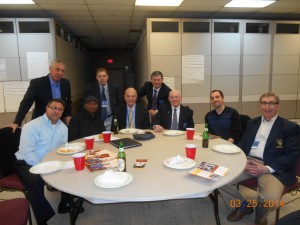 Left to right: Max Gomez (OLM), John Scala, David Cherubin, Patrick Conboy, Pete Halko,    Joe Mascott, Dan Bitecola (OLM), Rick Wagner 