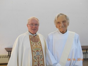 Fr Joe Goode and Decon John