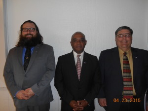 From Left:  Jonathan Kuncewitch, Jacques Midouin, and Joseph Leshko.